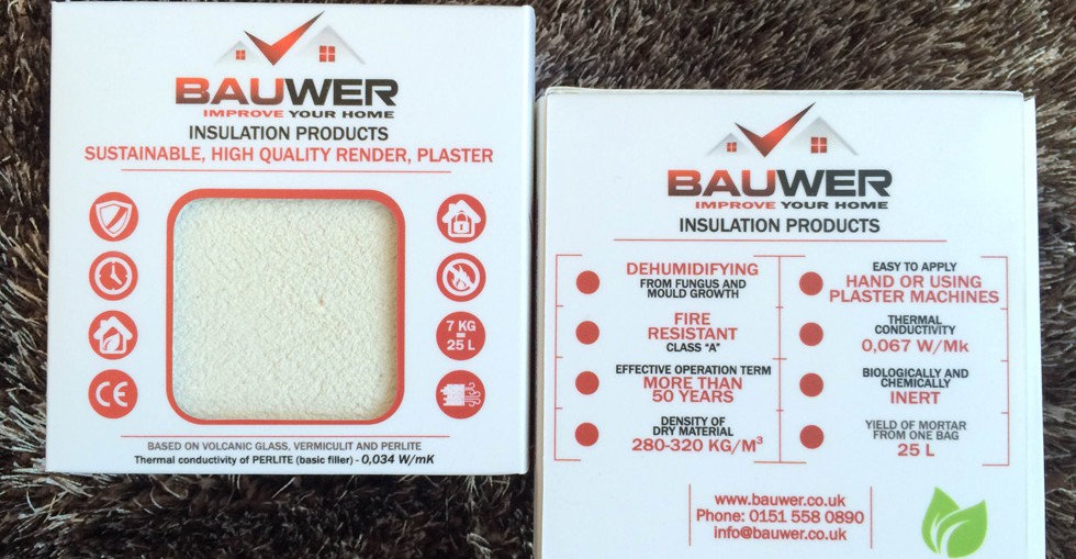 Bauwer Insulated renders and plasters