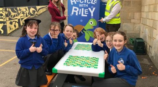 Recycled plastic challenge for schools